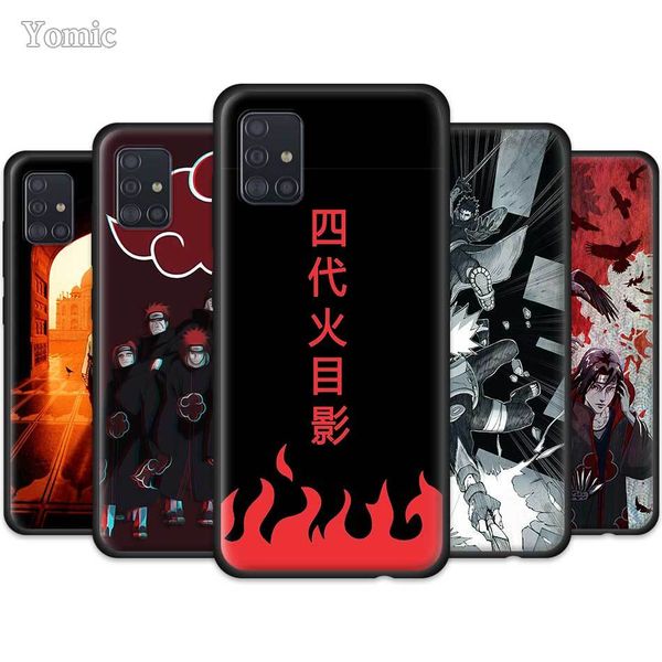 yomic for samsung galaxy a51 a50 a71 a70 a42 a10 a20e a30 a40 a31 a21s a41 a01 soft phone cases naruto kakashi tpu black cover